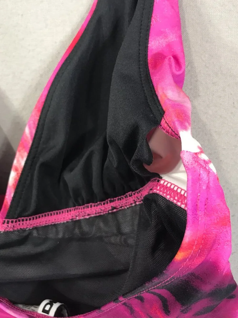 DKNY Swimsuit Women's Small Pink One-Piece Swimwear Halter Lined Not Padded - Picture 8 of 11